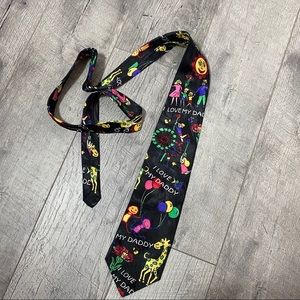 Roberto Cellini I love my daddy neck tie